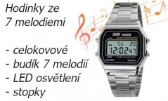 Již brzy v prodeji hodinky GTUP se 7 melodiemi!