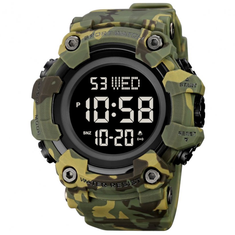 panske digitalni army vojenske hodinky vodotesne 5 atm gtup 1250 camoflage hlavni